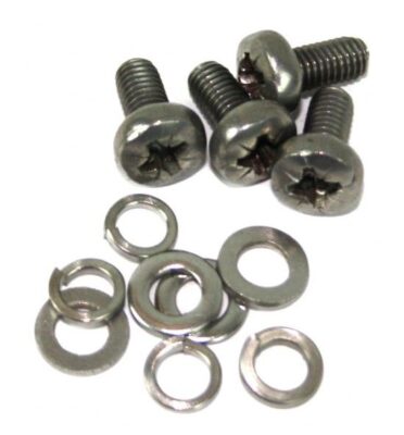 Stainless steel divider bar bottom fixing screws and washers