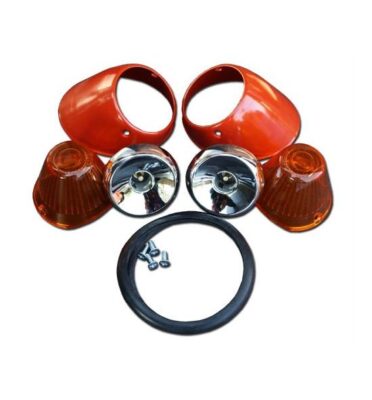 German quality complete bullet indicator units orange Hella lenses