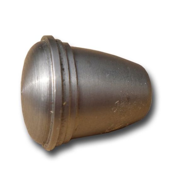 Brushed stainless steel dash knob for wiper switch