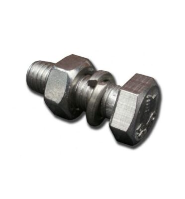 Stainless steel bolt washer and nut kit for brake or clutch pedal