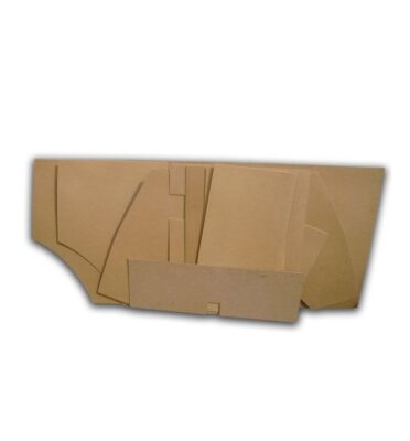 German quality set of 8 oil tempered hardboard interior door cards