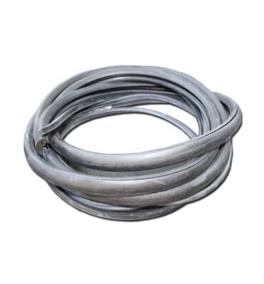 Panel van conversion side window seal with black insert