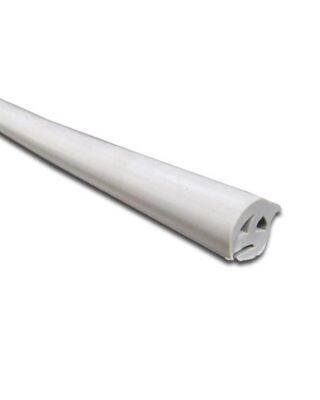 German quality rubber trim for inner top track in cream