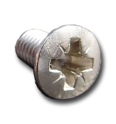 Stainless steel mounting screw domed cross head counter sunk