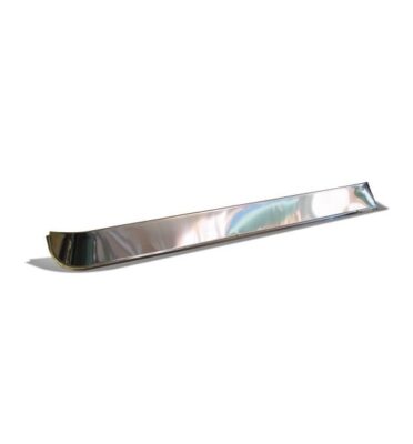 Stainless steel cab door vent shades Bus