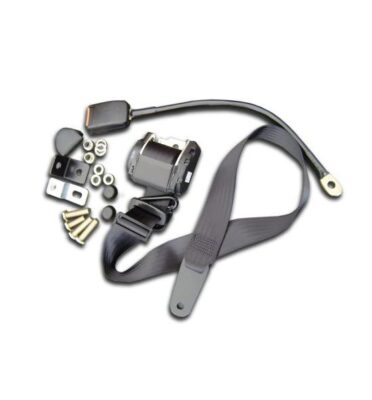 German quality 3 point inertia seat belt Black for walkthrough bus