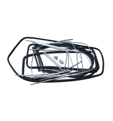 German quality deluxe window seal kit 3 x 3/4 windows & 1 full window with metal inserts Bus