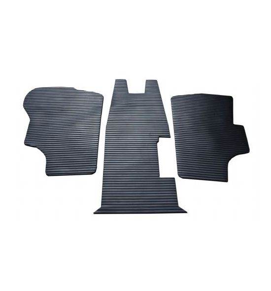 Rubber cab floor mat 3 piece RHD